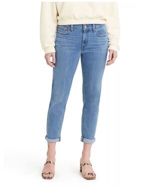 Levi's Boyfriend Jeans Womens Size 30 Blue Mid Rise Relaxed Fit Denim